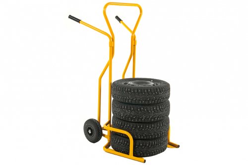 Tire trolley for transporting tires