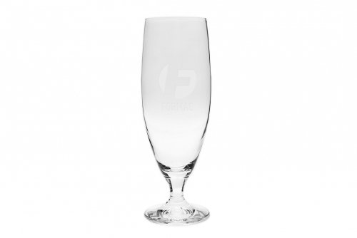 Beer glass with 1-color print