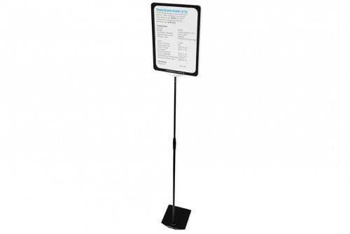 Price holder with flexible hight