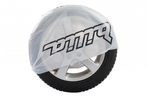 Tire bag white with 1-color print